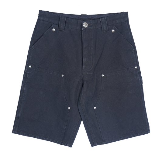 CHROME HEARTS FLOODED CROSS PATCH CARPENTER SHORTS
