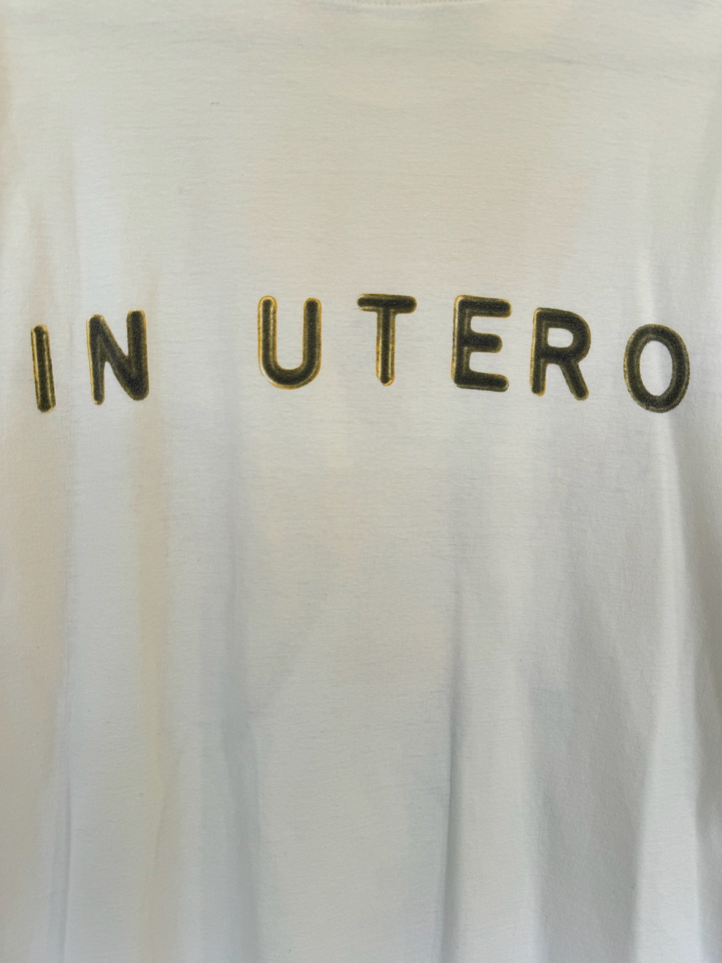 VINTAGE ORIGINAL NIRVANA IN UTERO BAND TEE