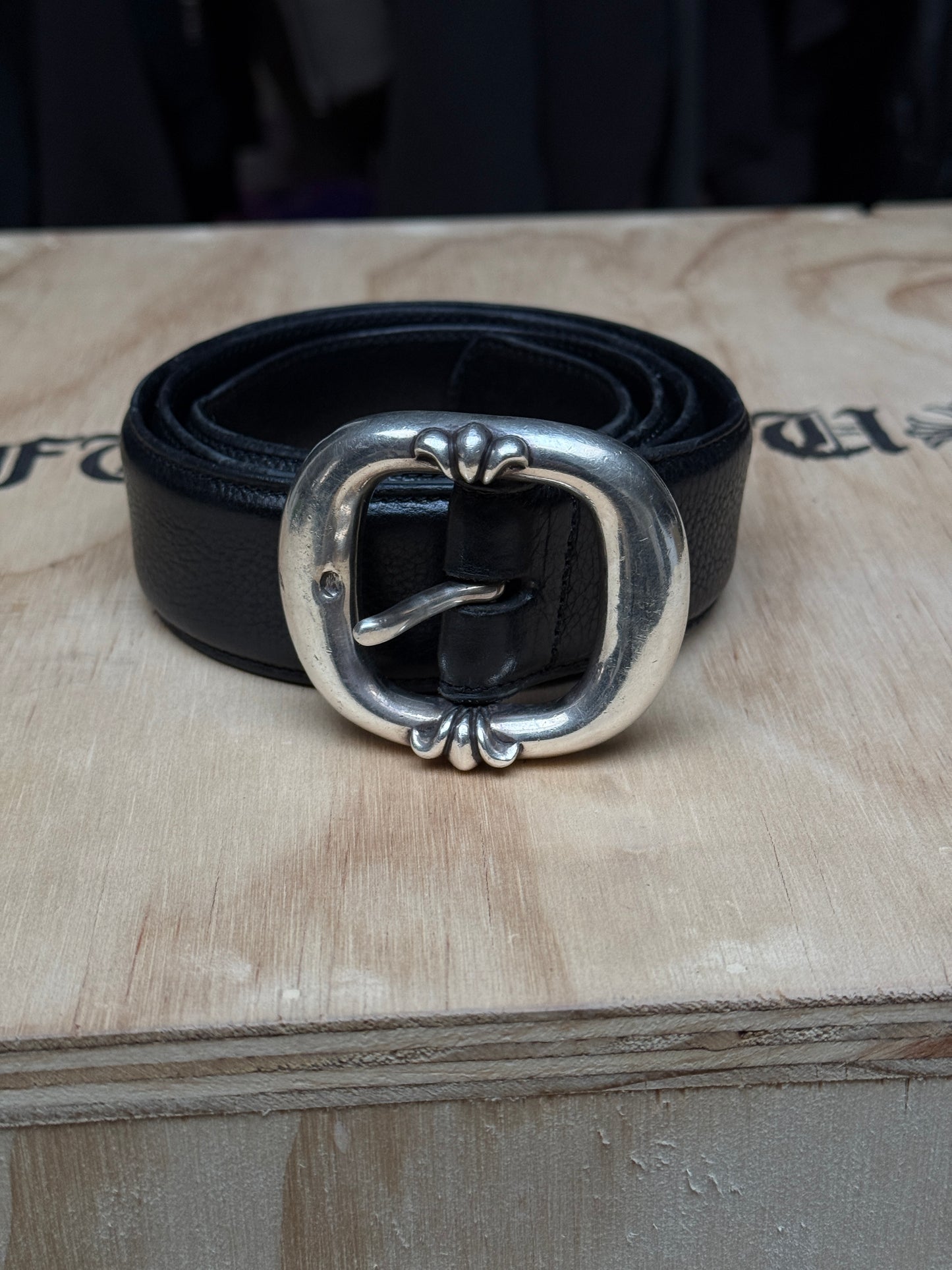 CHROME HEARTS BLACK GUNSLINGER SIZE 36