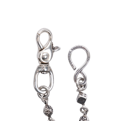 Chrome Hearts Dice Wallet Chain 22 Link S Hook