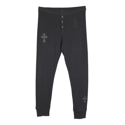 CHROME HEARTS THERMAL CROSS PATCH LEGGINGS