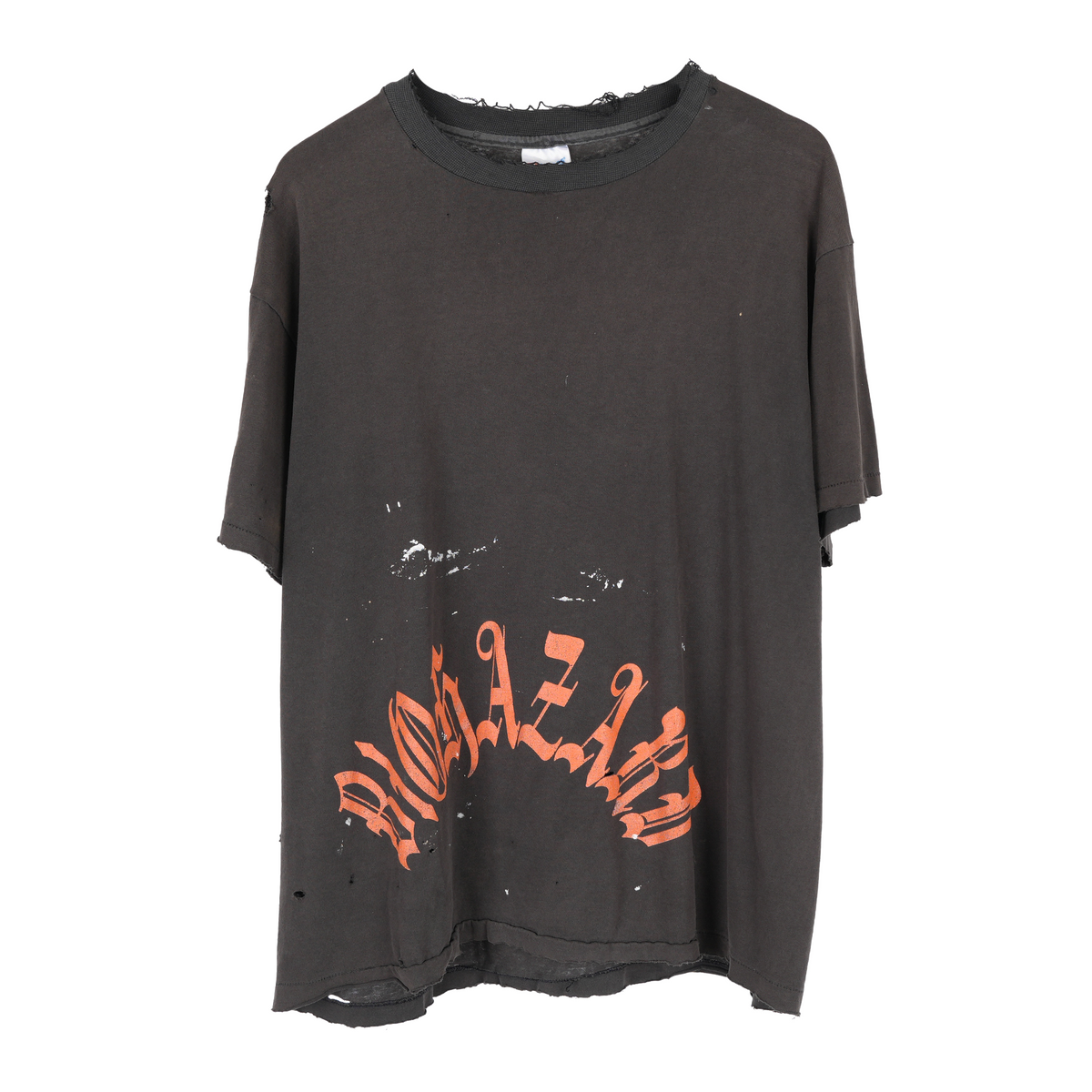 VINTAGE BIOHAZARD DOWN FOR LIFE TRASHED TEE