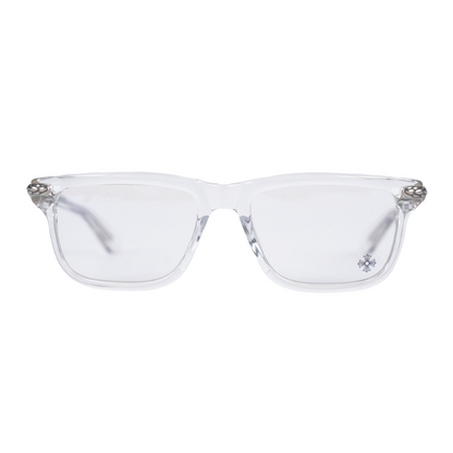 CHROME HEARTS CLEAR FRAME LITTLE DINGER GLASSES