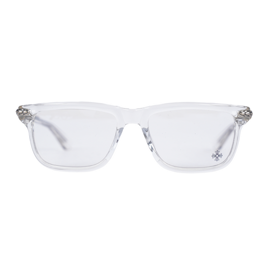 CHROME HEARTS CLEAR FRAME LITTLE DINGER GLASSES