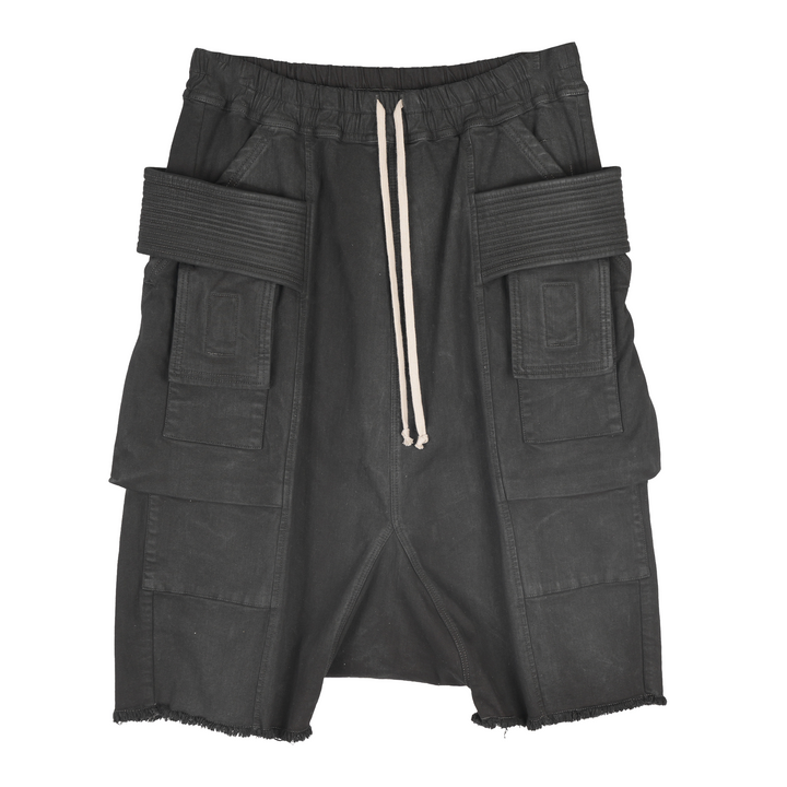 RICK OWENS DRKSHDW CREATCH CARGO DENIM SHORTS