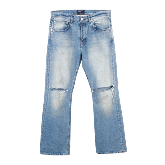 ERD LIGHT WASH BLUE DENIM BOOT CUT