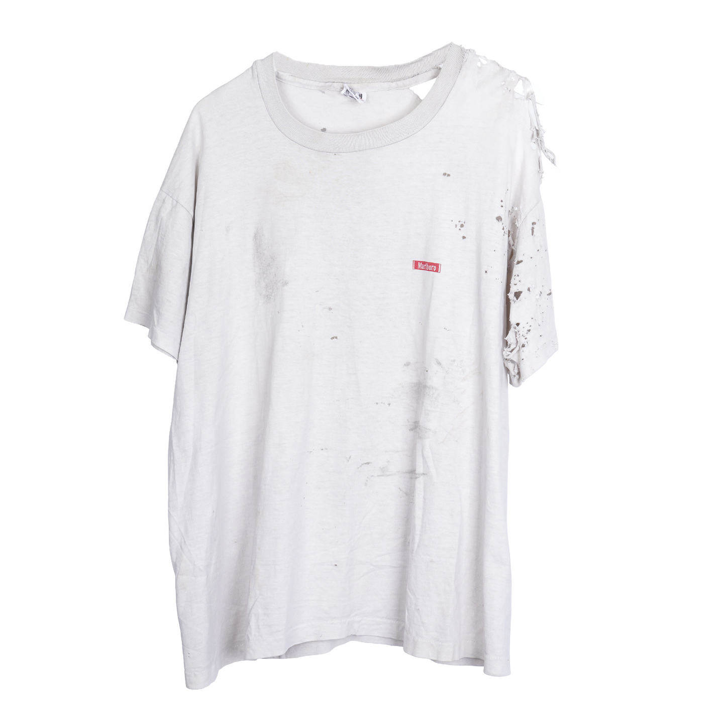 THRASHED WHITE MARLBORO COUNTRY TEE
