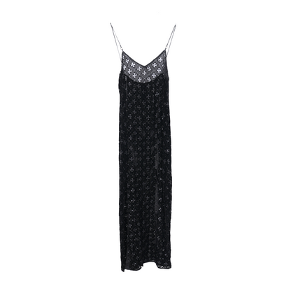 CHROME HEARTS MONOGRAM PLUS WOMEN'S SILK/VISCOSE DRESS SIZE SMALL