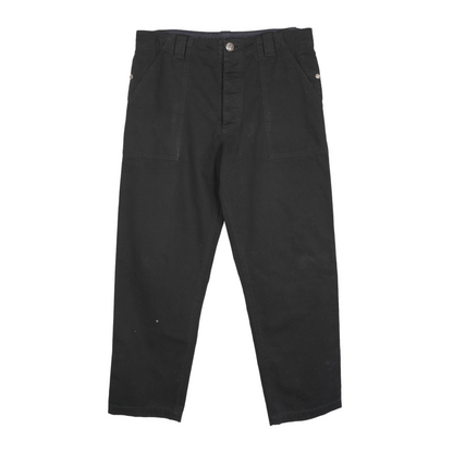 CHROME HEARTS BLACK CROSS PATCH FATIGUE PANTS