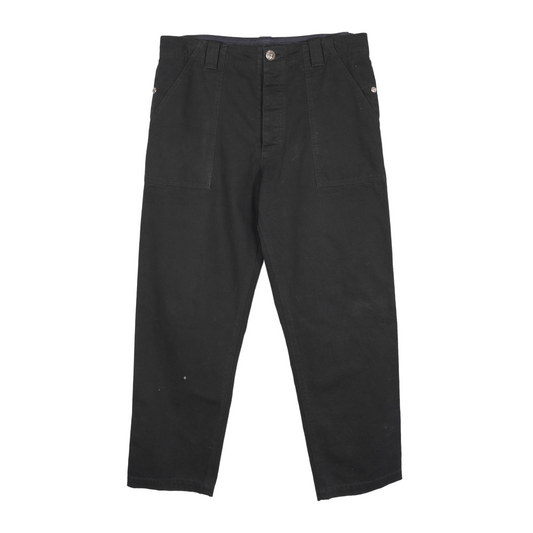 CHROME HEARTS BLACK CROSS PATCH FATIGUE PANTS