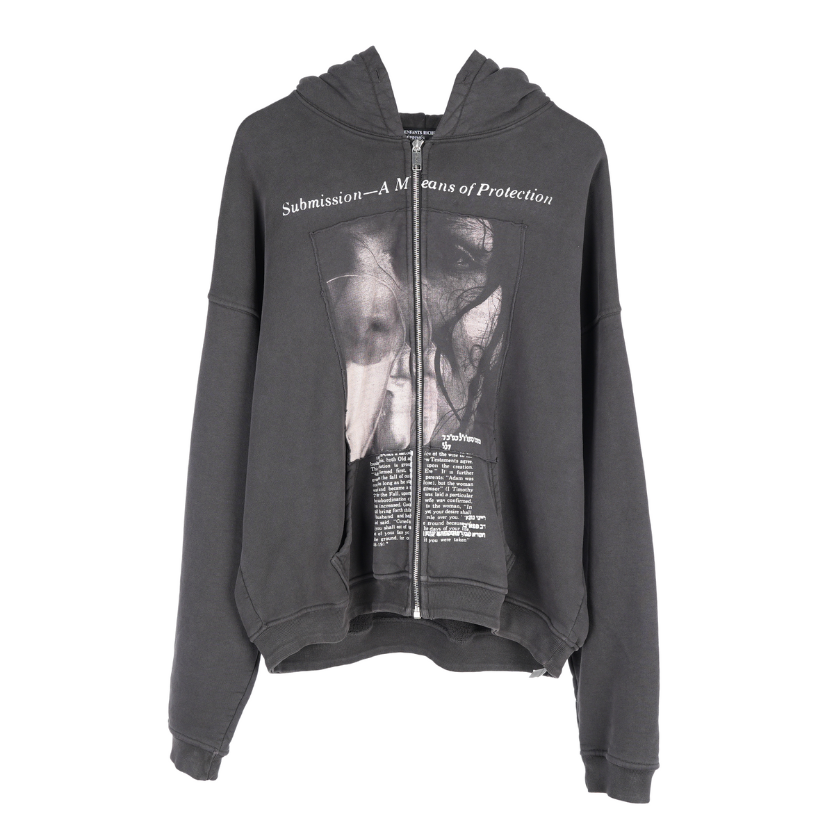 ERD GODS ORDER FOR THE FAMILY ASSEMBLAGE ZIP HOODIE MAXFIELD EXCLUSIVE