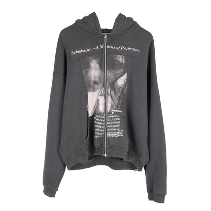 ERD GODS ORDER FOR THE FAMILY ASSEMBLAGE ZIP HOODIE MAXFIELD EXCLUSIVE