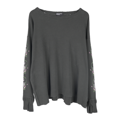 ENFANTS RICHES DÉPRIMÉS ERD BRAIN’S HEART PRINTED WAFFLE KNIT LONG SLEEVE