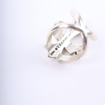 CHROME HEARTS STERLING SILVER INFINITY RING .925 SIZE 8
