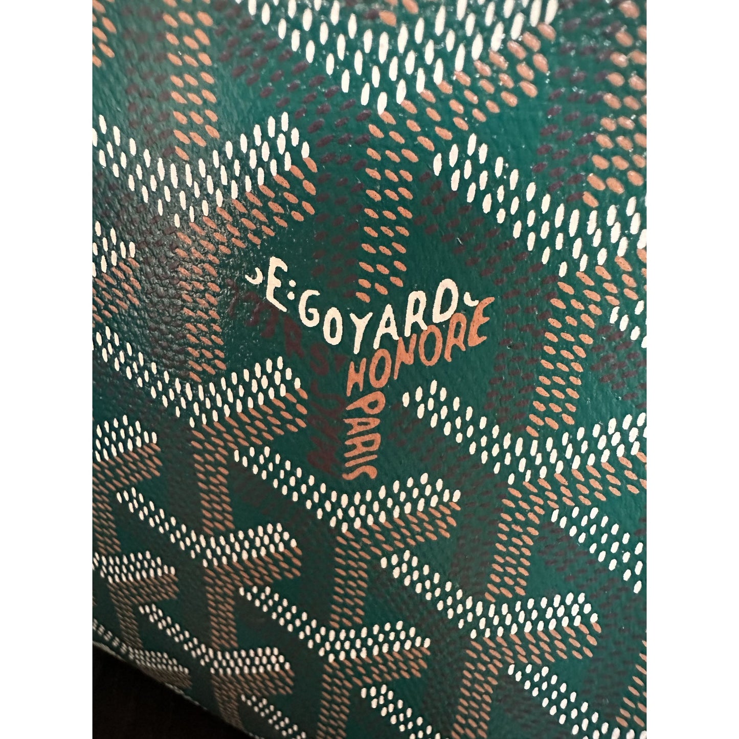 GOYARD JOUVENCE GM GREEN BAG POUCH TOILETRY