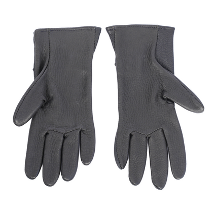 WOMEN'S CHROME HEARTS TRIPLE CROSS BLACK MOTO RACING GLOVES