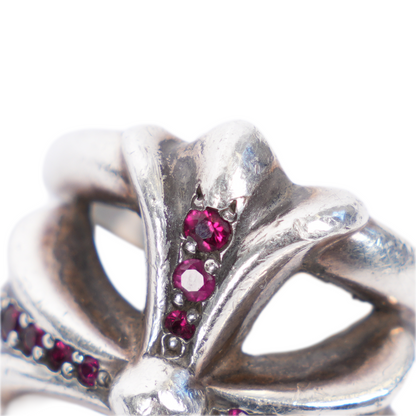 CHROME HEARTS RUBY INIFINITY RING