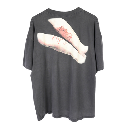 VINTAGE VINTAGE SLAYER SKELETON FADED TEE