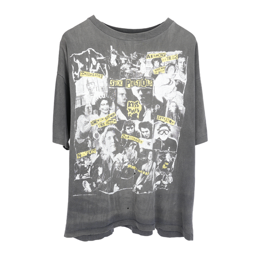 VINTAGE 1990S FADED SEX PISTOLS TEE EURO BOOTLEG