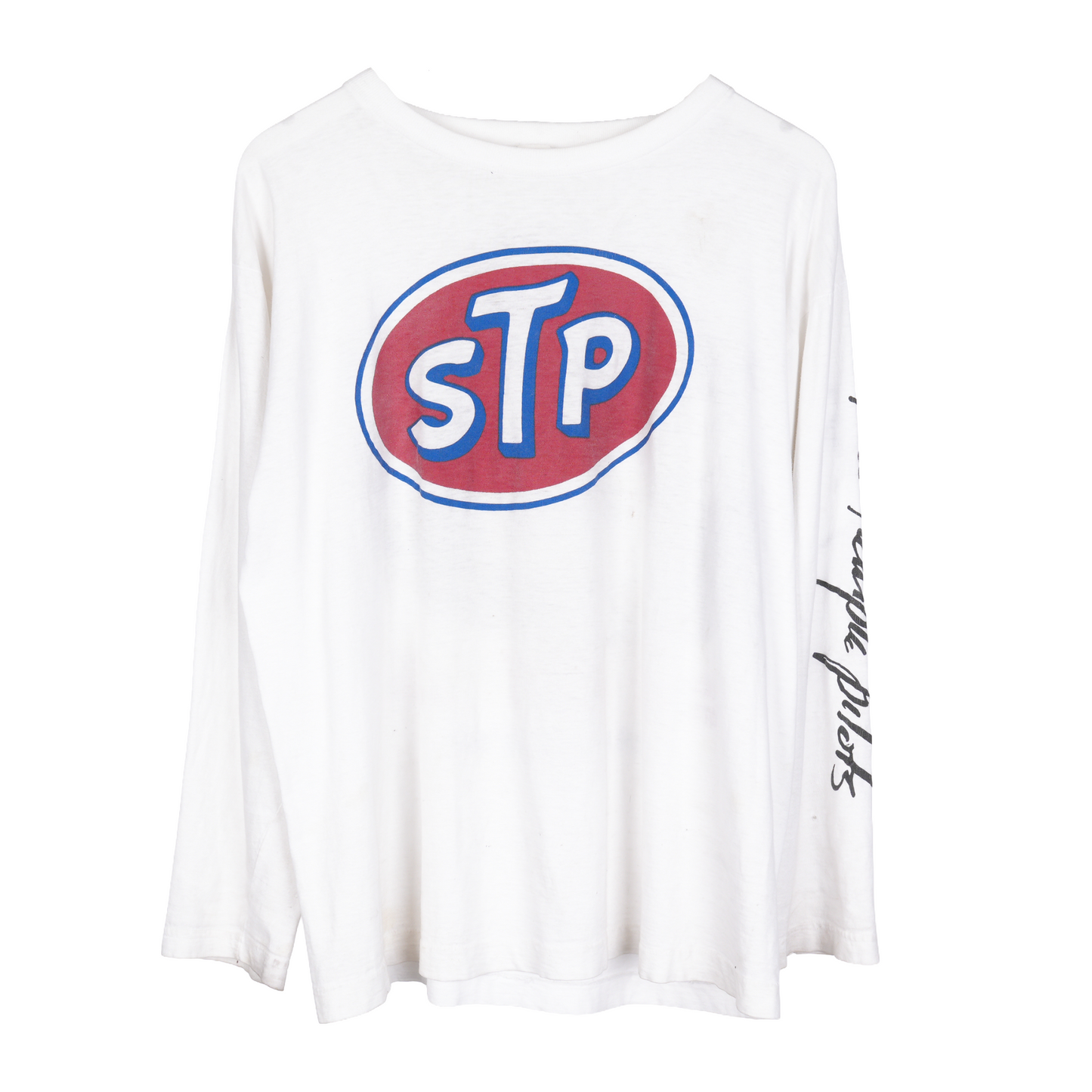 VINTAGE STP STONE TEMPLE PILOTS WORLD TOUR '97 WHITE LONG SLEEVE T-SHIRT
