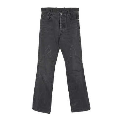 CHROME HEARTS FLEUR DENIM JEANS