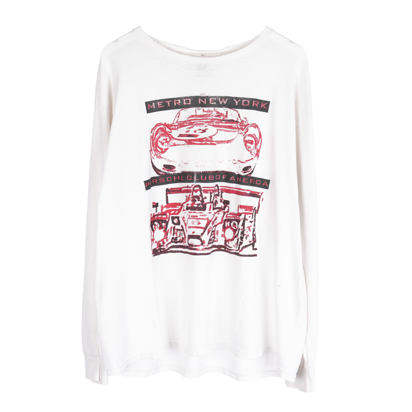 VINTAGE METRO NEW YORK PORSCHE CLUB OF AMERICA LONG SLEEVE TEE