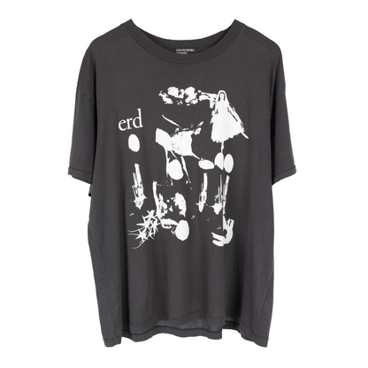 ERD CELLOPHANE FADED BLACK T-SHIRT