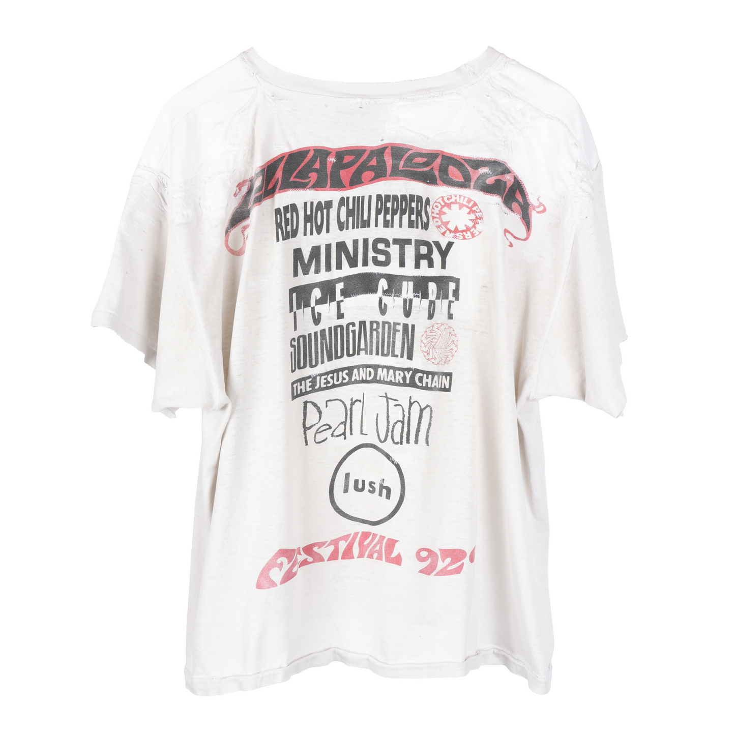 THRASHED REPAIRED LOLLAPALOOZA TEE