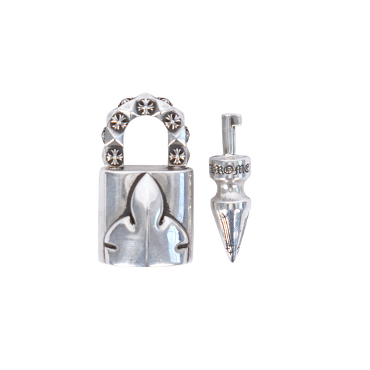 CHROME HEARTS STERLING SILVER LOCK AND KEY