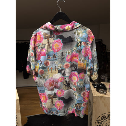Chrome Hearts Stark Family Hawaiian Shirt Vacation Button up