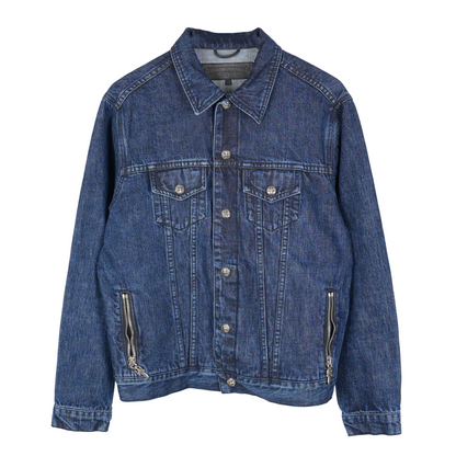 CHROME HEARTS Motorbreath Dagger Zip Denim Jacket