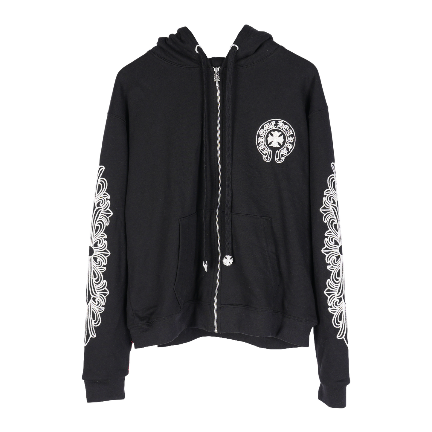 CHROME HEARTS PARIS BEADED ZIP UP HOODIE