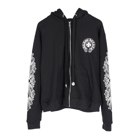 CHROME HEARTS PARIS BEADED ZIP UP HOODIE