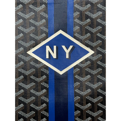 GOYARD SENAT POUCH NAVY BLUE CUSTOM NY PAINT