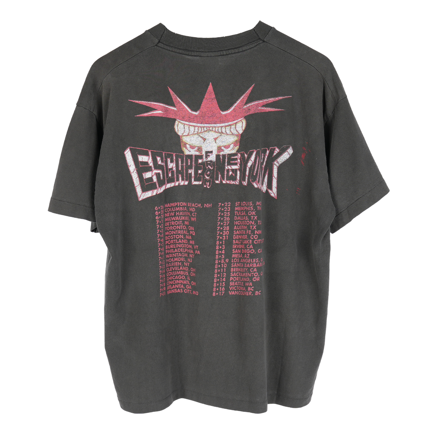 VINTAGE RAMONES 1988 'ESCAPE FROM NEW YORK' TOUR TEE