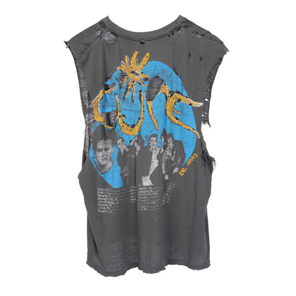 VINTAGE SMOKED THE CURE CUT OFF TEE