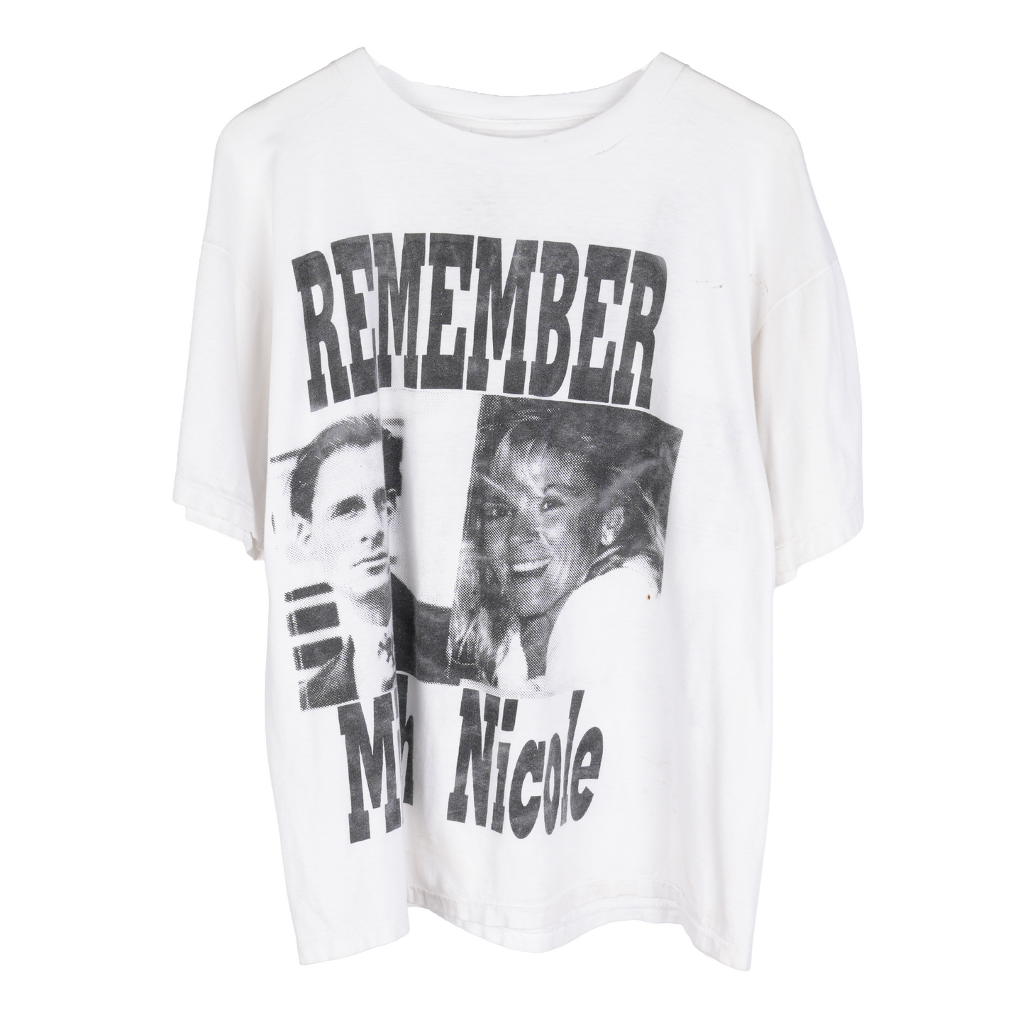 VINTAGE GOLDMAN & NICOLE BROWN PRAYER 1990'S TEE