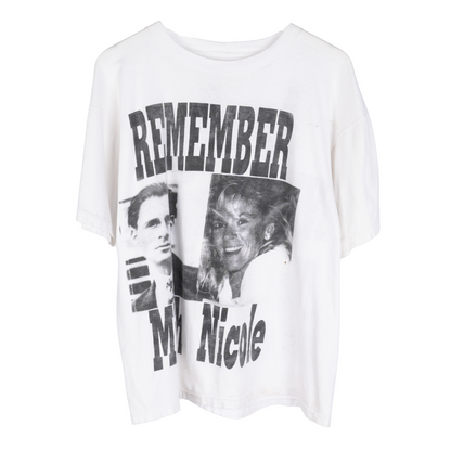 VINTAGE GOLDMAN & NICOLE BROWN PRAYER 1990'S TEE