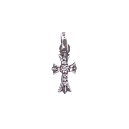 CHROME HEARTS DIAMOND BABY FAT PENDANT