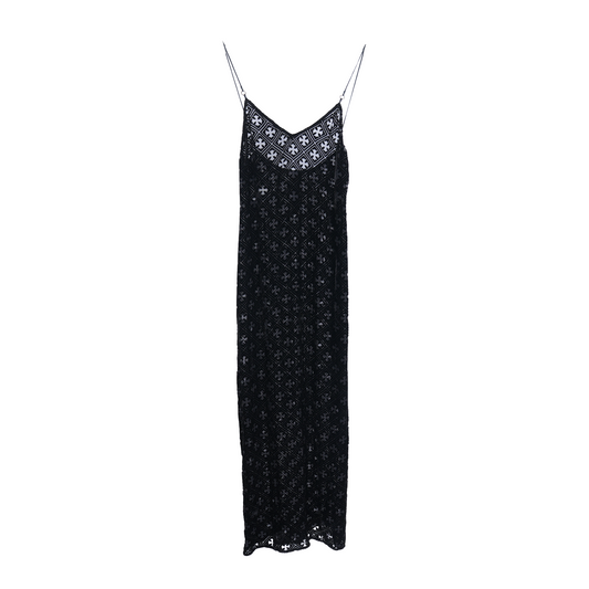 CHROME HEARTS MONOGRAM PLUS WOMEN'S SILK/VISCOSE DRESS SIZE SMALL