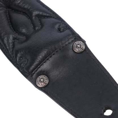 1/1 CHEETAH SPIKED GUITAR STRAP