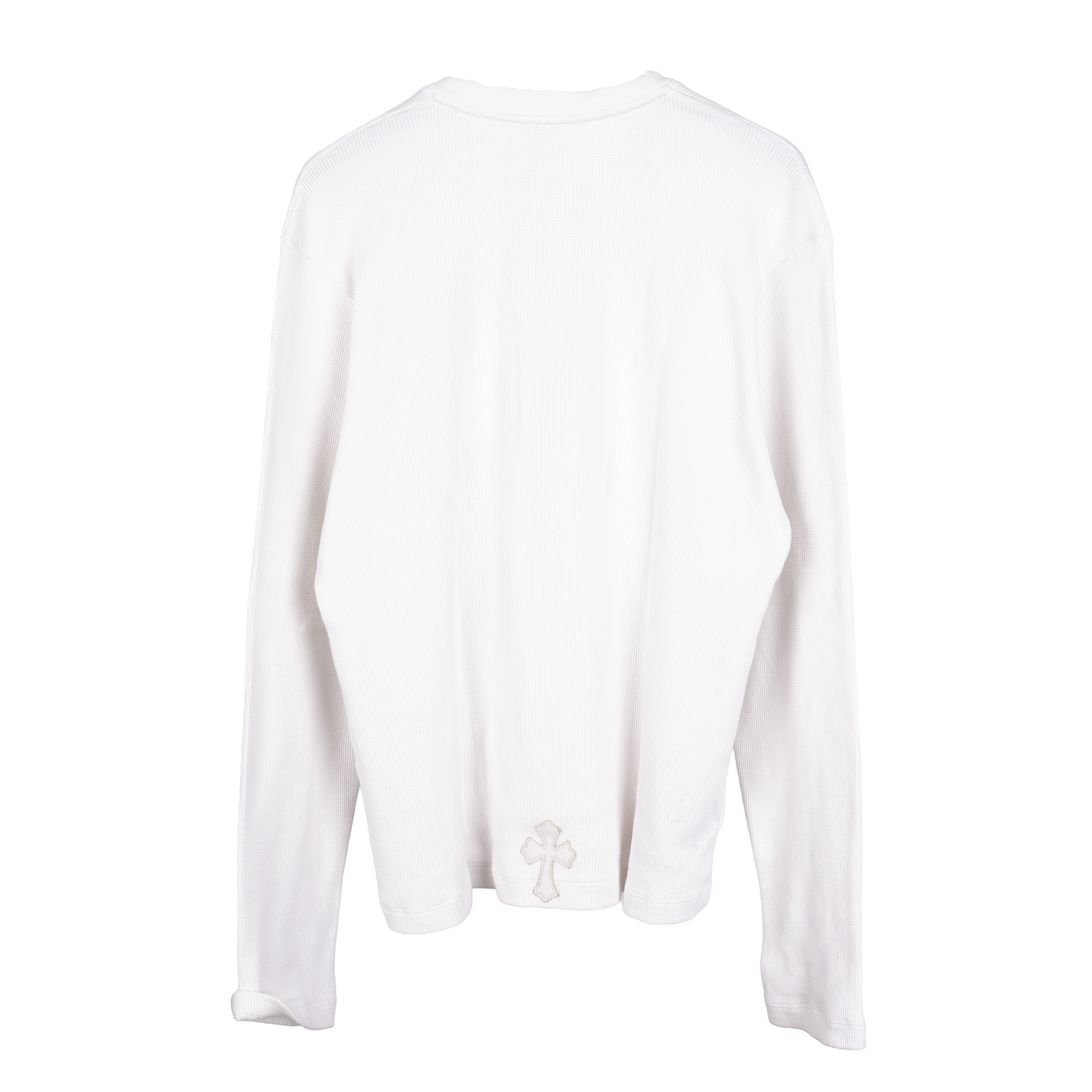 CHROME HEARTS WHITE PATCH HENLEY LONG SLEEVE