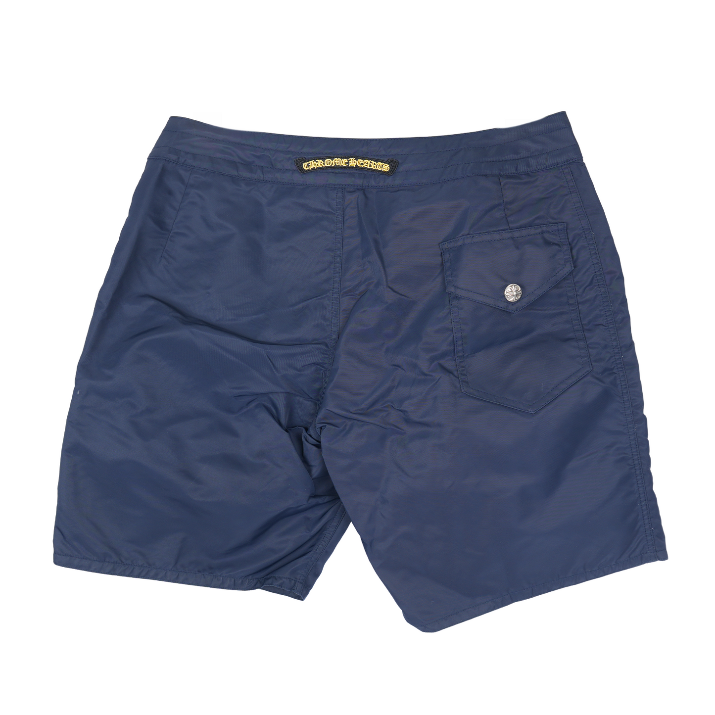 CHROME HEARTS NAVY CH PATCH SHORTS