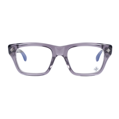 CHROME HEARTS CLEAR PURPLE HOLLYWEIRD GLASSES
