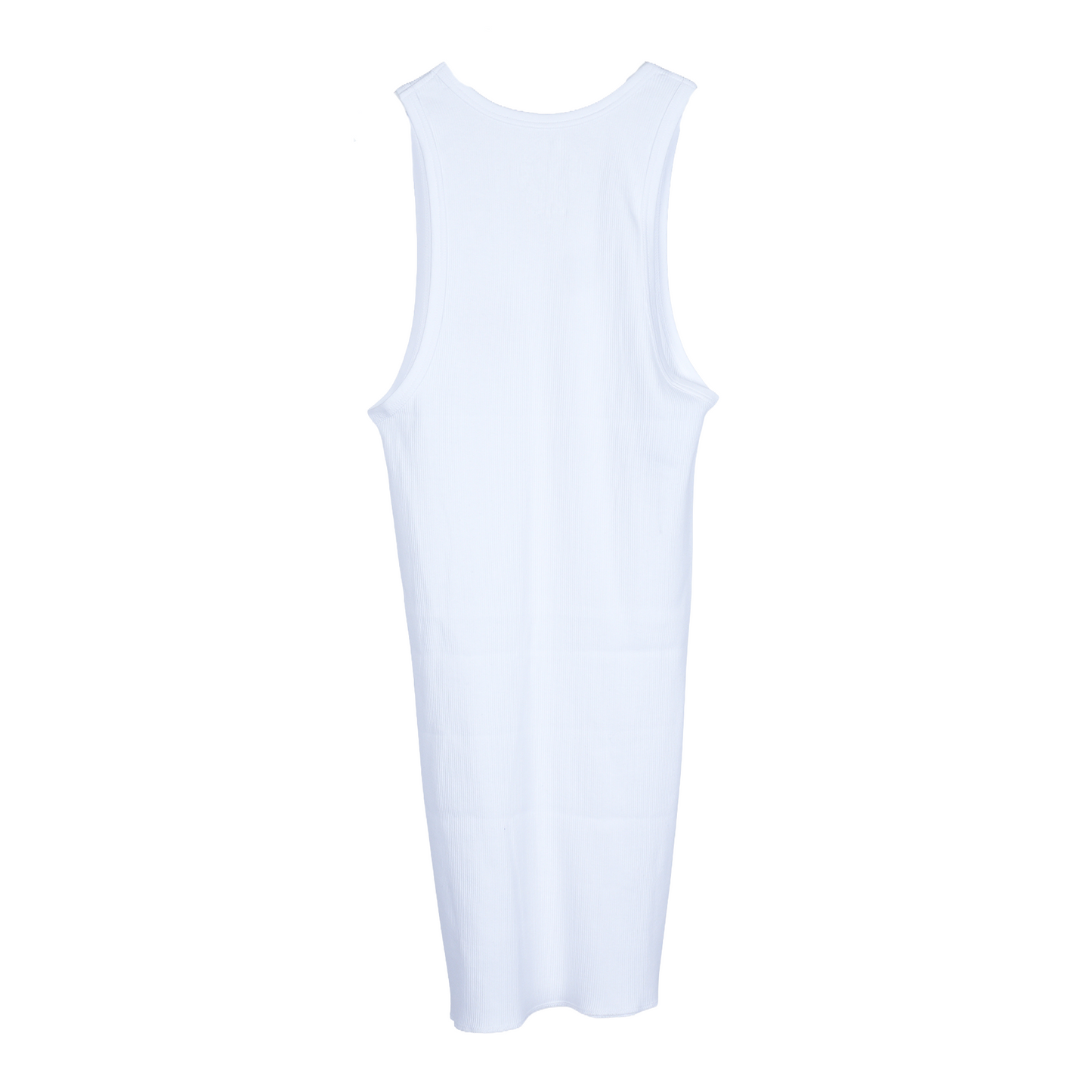 CHROME HEARTS WHITE SEQUIN PATCH TANK TOP ART BASEL