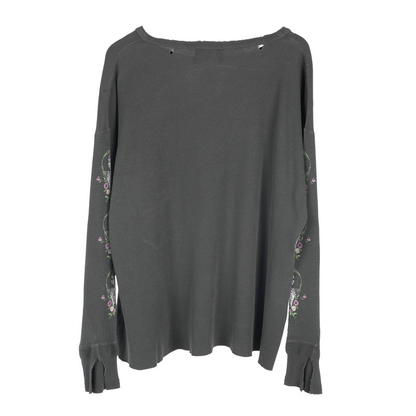 ENFANTS RICHES DÉPRIMÉS ERD BRAIN’S HEART PRINTED WAFFLE KNIT LONG SLEEVE