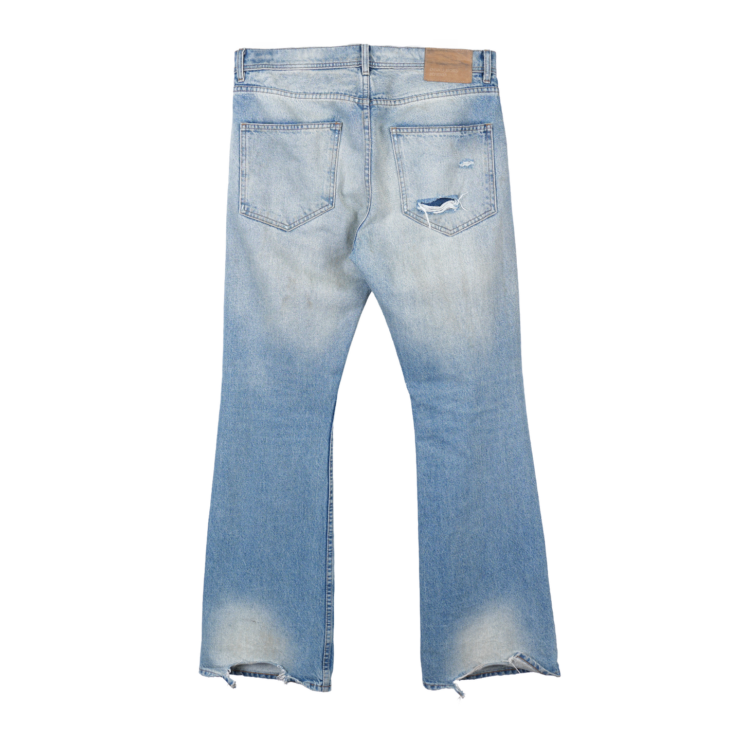 ERD LIGHT WASH BLUE DENIM BOOT CUT