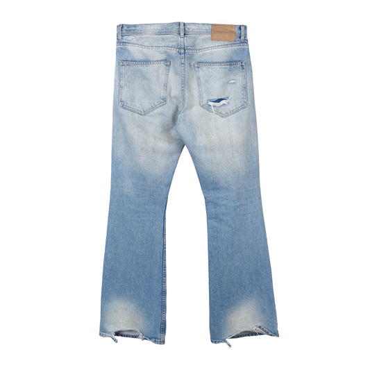 ERD LIGHT WASH BLUE DENIM BOOT CUT