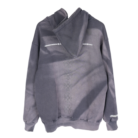 VINTAGE FADED CHROME HEARTS HOLLYWOOD LOGO HOODIE