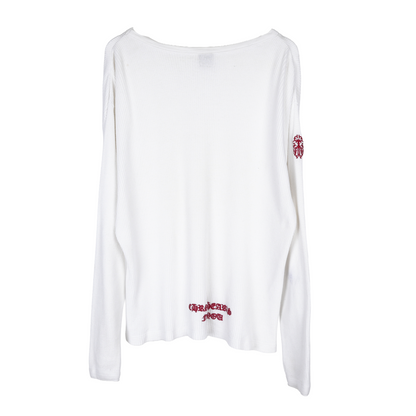 CHROME HEARTS VINTAGE FLORAL DAGGER THERMAL LONG SLEEVE